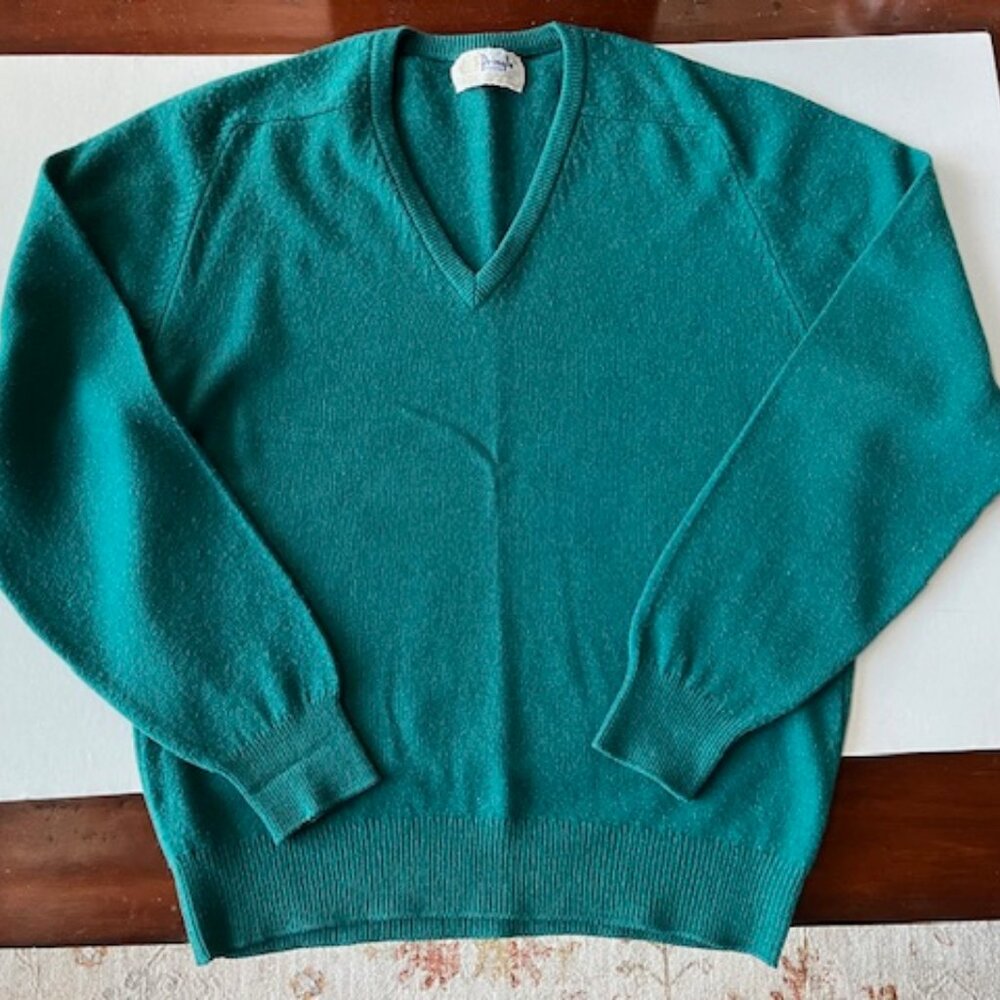 Pringle of Scotland Lambswool Sweater Mens V-Neck